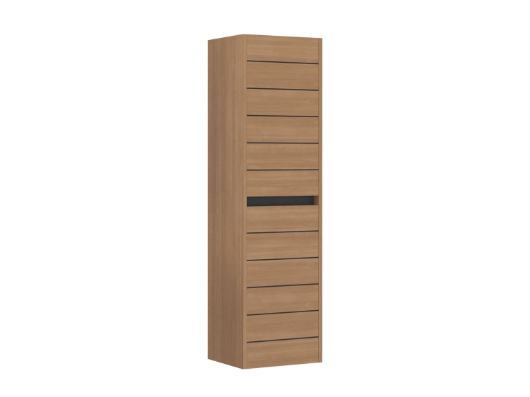 Badkamerkast "Ricato 40" - 42 x 27 x 138 cm - Walnoot