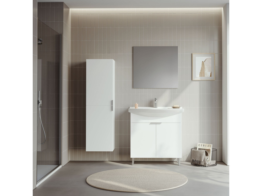 Decoratieve houten spiegel "Purus 80" -  cm - Transparant