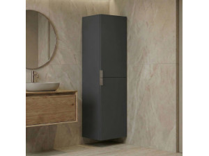 Badkamerkast "Purus Desna 40" - 40 x 32 x 138 cm - Mat antraciet 2