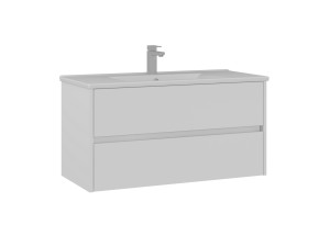Wastafelmeubel "Side 100 v3" - 100 x 45 x 52 cm - Matwit