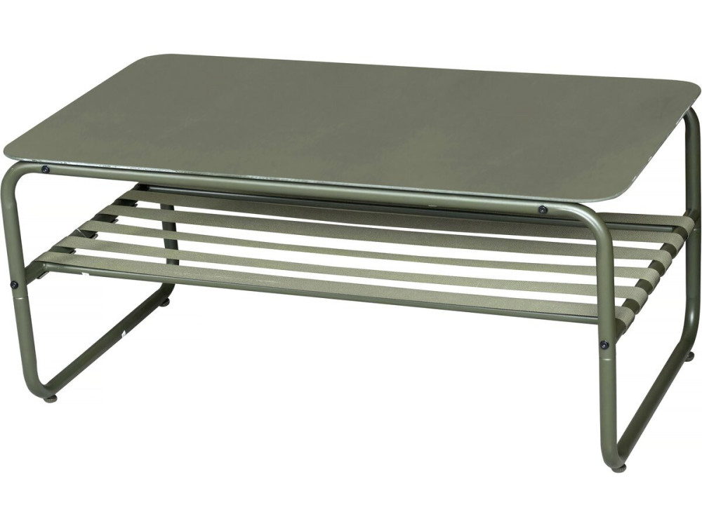 Metalen tuinset "Sora" met kussens - 4 zits - Groen