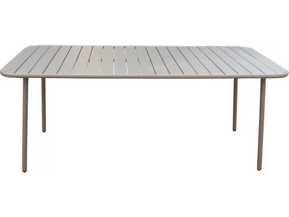 Metalen tuintafel "Bilbao" - 180 x 90 x 71 cm - Taupe