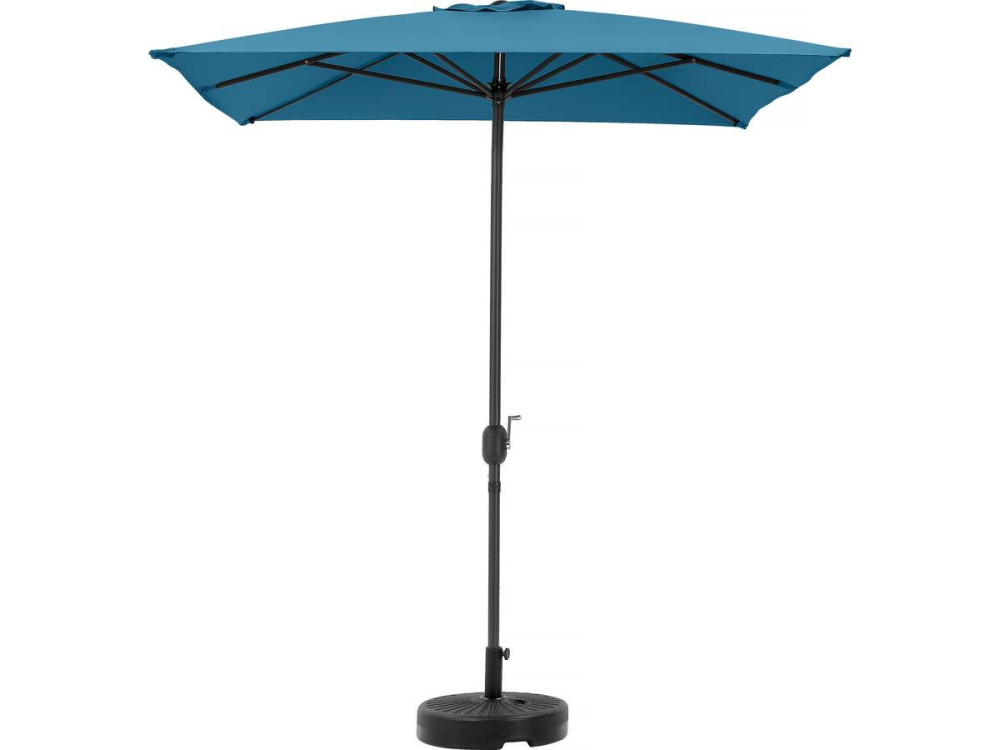Parasol tuin tuinparasol "Sol 2" - Rechthoekig - 2 x 3 m - Blauw