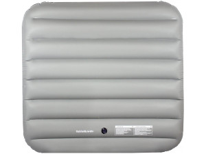 Cover opblaasbare afdekking voor jacuzzi spa - 111 x 113 cm - Grijs