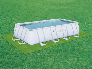 Zwembad matten set 8 stuks voorgevormde ondertegels - 50 x 50 cm