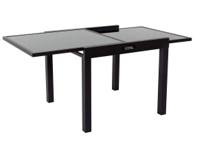 Tuintafel uitschuifbaar tafel outdoor aluminium "Porto 8" - Phoenix - Zwart 2
