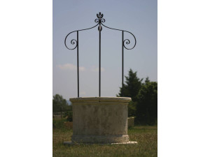 Tuinput - diameter 120 x 210 cm - Hoogte stenen huis: 78 cm - Binnendiameter 77 cm 2