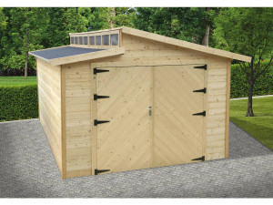 Torino" houten garage - 20.88 m2 - 3.64 x 5.74 x 2.92 m - 28 mm 2