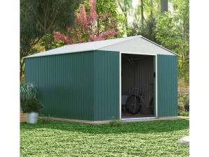 Tuinhuisje metaal "Rosas" - 10,85 m² - Groen 2