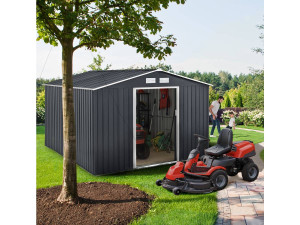 Tuinhuisje metaal "Vegas" - 7,06 m² - Grijs 2