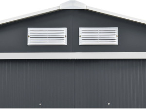 Tuinhuisje metaal "Vegas" - 8,83 m² - Grijs 2