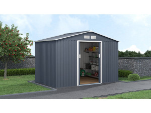 Metalen tuinhuis "Vegas II" - 5,29 m2 - Grijs 2