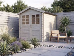 Houten tuinhuis "Beaumont" - 4,48 m² - 223 x 201 cm - 28 mm 2