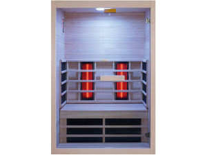 Venus Vital" infrarood saunacabine - 2 zits - 128,6 x 907 x 190 cm - Hout 2