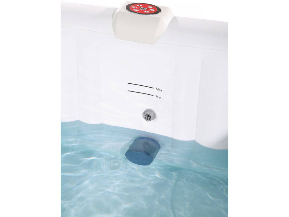 Leuke PVC Opblaasbare Spa - 6 plaatsen - Bruin/Creme