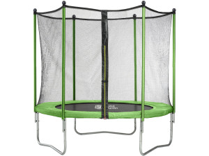 Trampoline buiten outdoor "Yoopi 2" - Ø 180 cm - Met net + ladder + beschermhoes + verankeringsset 2