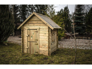 Houten speelhuisje buitenspeelgoed "Sophie" - 120 x 120 x 159 cm 2