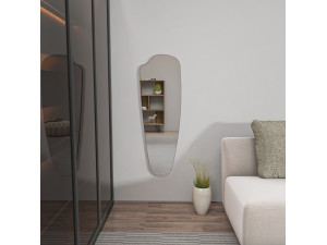 Reos" houten psyche spiegel - 40 x 120 cm - Transparant 2