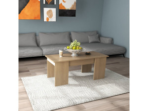 Salontafel "Diana" - 102 x 50 x 43 cm - Eiken 2