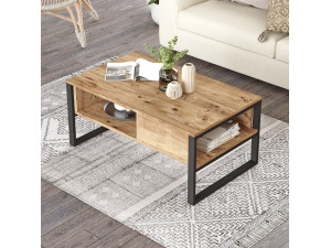 Houten salontafel ML34 - 100 x 59 x 44 cm - Atlantic Pine 2