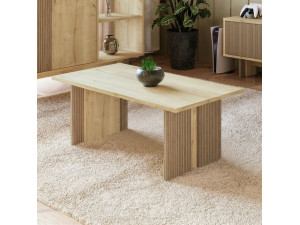Houten salontafel "Ravello" - 90 x 50 x 40 cm - Beige 2