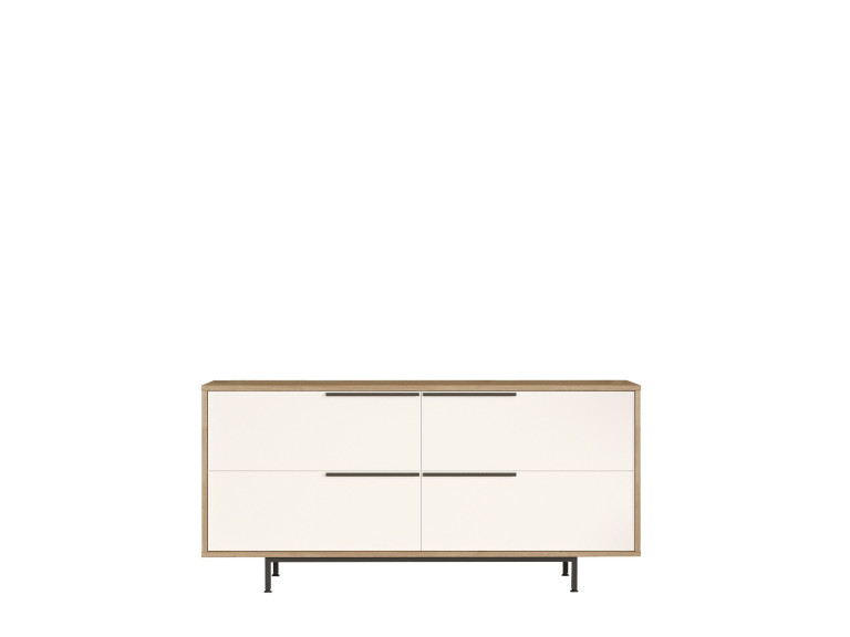 Houten dressoir ON3-SW - 160 x 44 x 74 cm - Wit