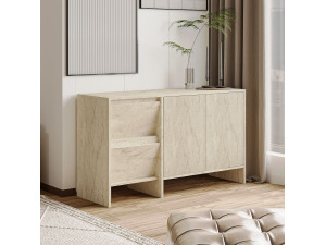 Houten dressoir Laris 130" - 130 x 44 x 82 cm - Travertin 2
