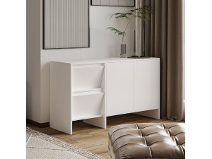 Houten dressoir Laris 130" - 130 x 44 x 82 cm - Wit 2