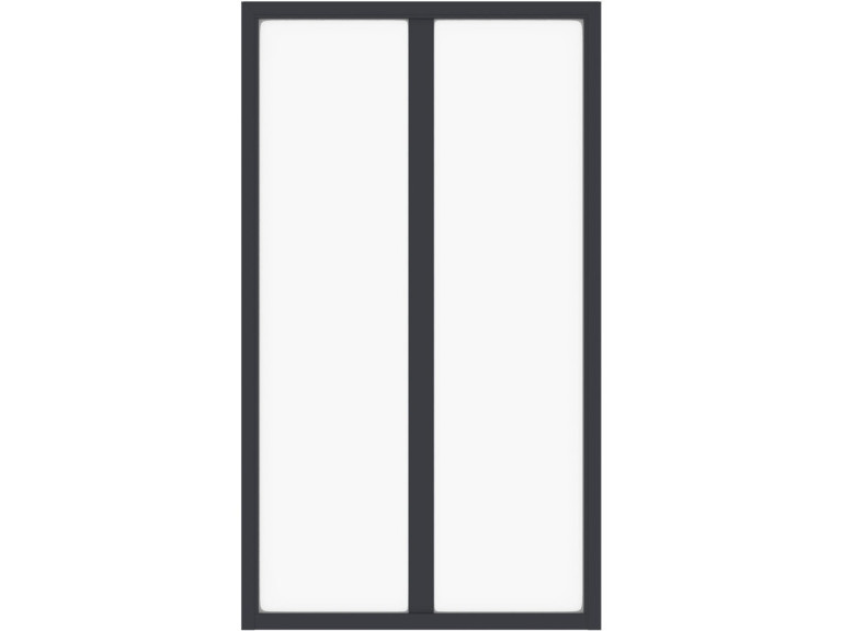 Aluminium atelieroverkapping „Panorama“ – 60 x 105 cm – Zwart