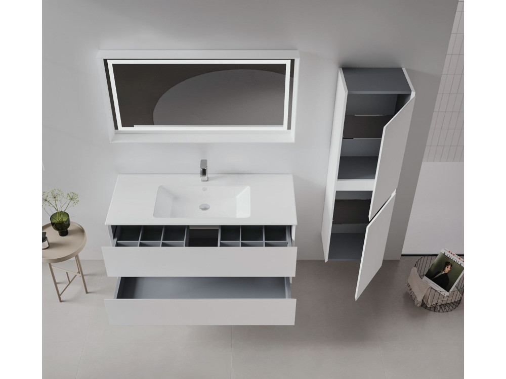 Wastafelmeubel "Nest 121 v2" - 121 x 51 x 55 cm - Matwit