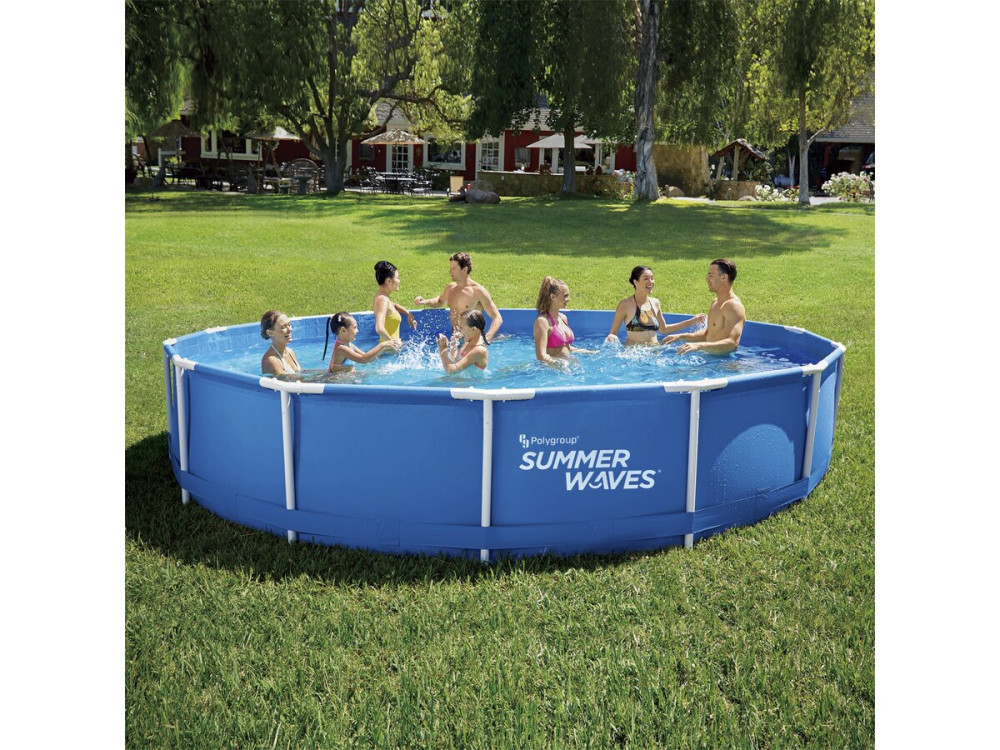 Rond buiszwembad Annie" - 4,57 x 4,57 x 0,84 m - Blauw