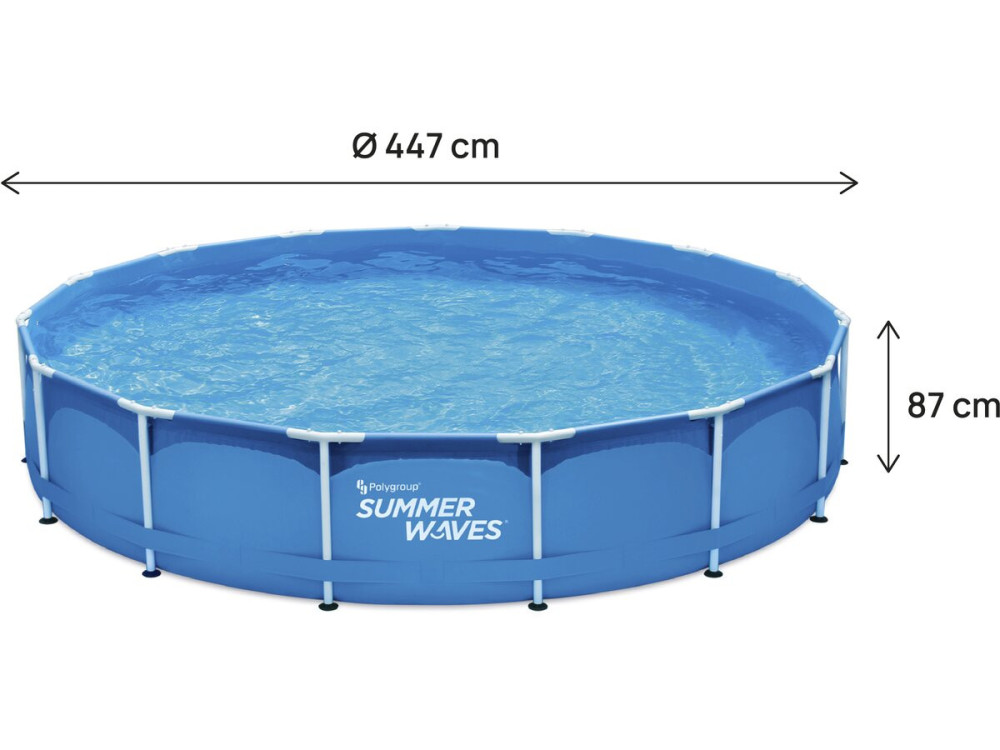 Rond buiszwembad Annie" - 4,57 x 4,57 x 0,84 m - Blauw