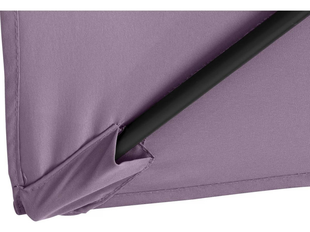 Parasol tuin tuinparasol "Sol 2" - Rechthoekig - 2 x 3 m - Paars + inclusief parasolvoet tegel / parasoltegels
