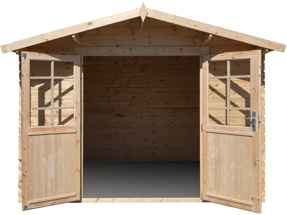 Tuinhuisje hout 9.4 m² "Lys" - 320 x 298 x 225 cm - 28 mm