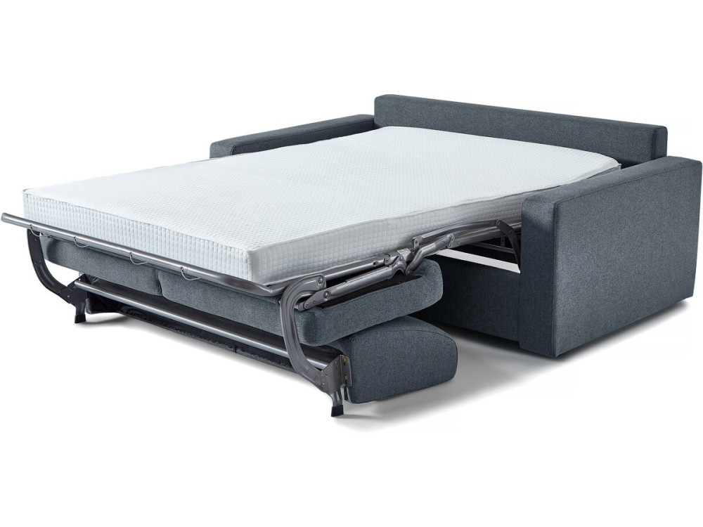 "Diana" express omvormbare stoffen bank - 120 cm bed - 2 plaatsen - Grijs