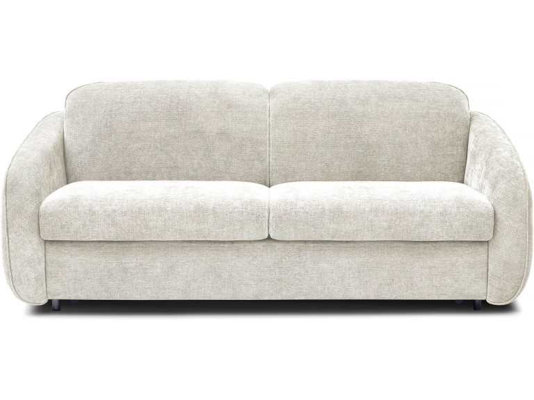 "Laurie" express slaapbank in structuurstof - 140 cm bed - 3 plaatsen - Beige