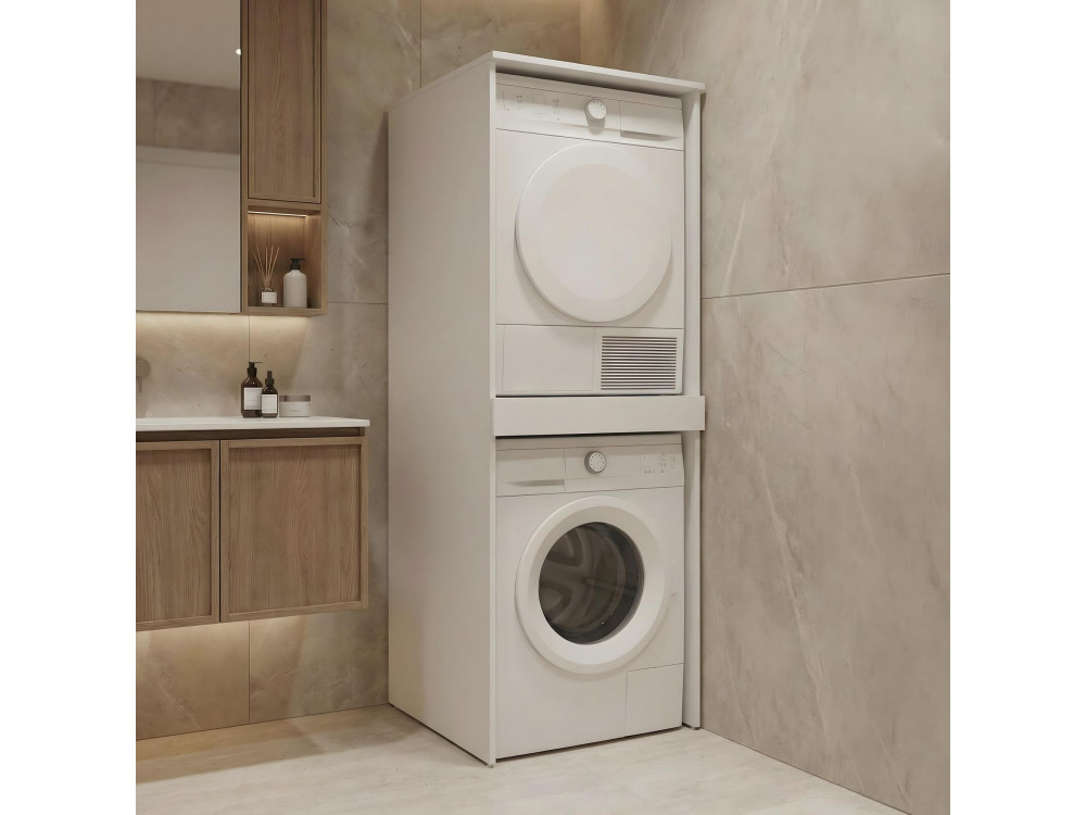Wasmachineonderkast „Linfa 70“ - 70 x 73 x 193 cm - Matwit