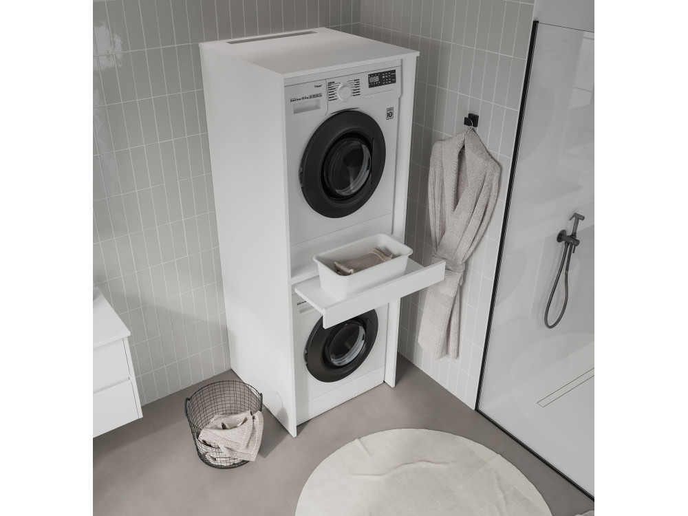 Wasmachineonderkast „Linfa 70“ - 70 x 73 x 193 cm - Matwit