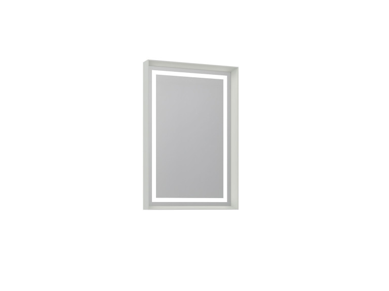 Decoratieve houten spiegel "Craft 60 x 90 v2" - 60 x 10 x 90 cm - Matte Cashmere