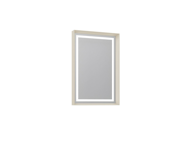 Decoratieve houten spiegel "Craft 60 x 90 v2" - 60 x 10 x 90 cm - Matte Mink