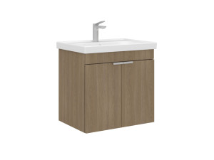 Wastafelmeubel "Desna 60" - 60 x 45 x 58 cm - Sonomo Oak