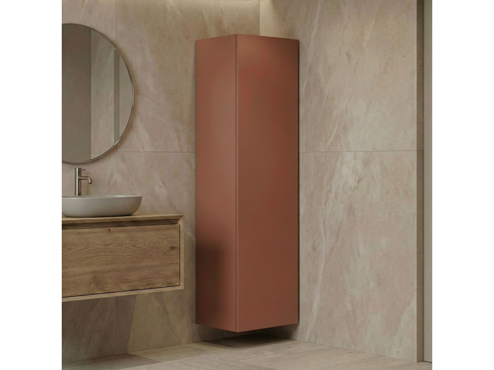 Badkamerkast "Ferla 30" - 30 x 25 x 100 cm - Matte Cinnamon