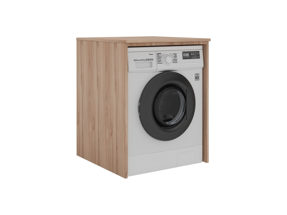 Wasmachineonderkast "Bosco 70" -  cm - eikenhout