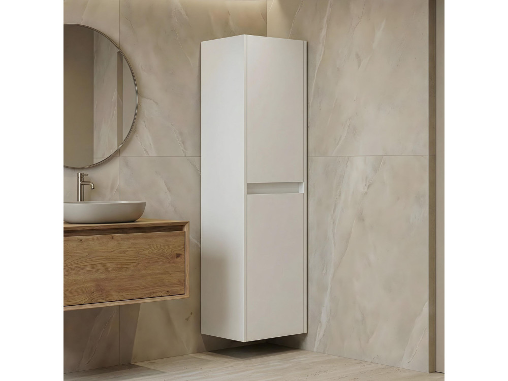 Badkamerkast "Arno 40" - 40 x 27 x 138 cm - Wit
