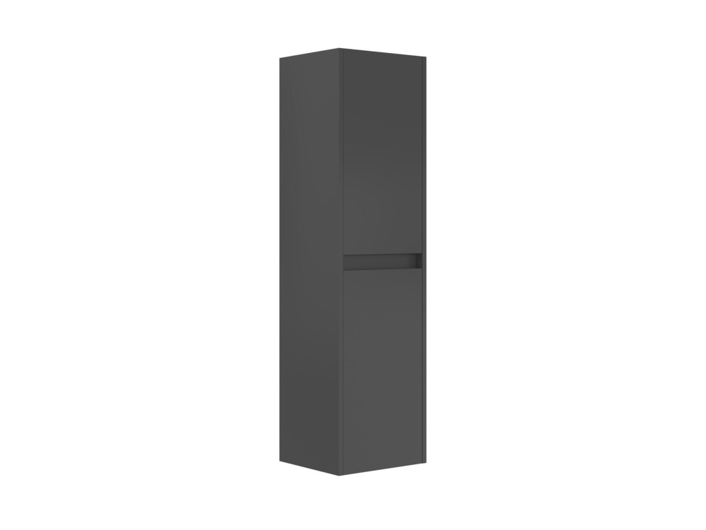 Badkamerkast "Arno 40" - 40 x 27 x 138 cm - Antraciet