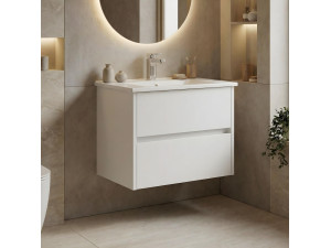Wastafelmeubel "Arno 65" - 65 x 45 x 52 cm - Wit 2