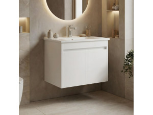 Wastafelmeubel "Arno 65" - 65 x 45 x 52 cm - Wit 2