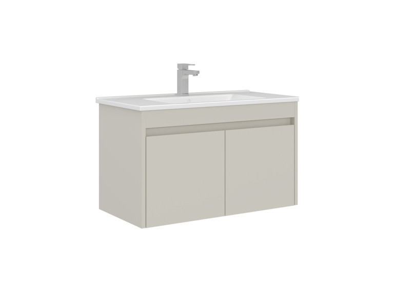 Wastafelmeubel "Arno 85" - 85 x 45 x 52 cm - Cashmere