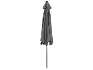Parasol tuin tuinparasol recht aluminium "Sol" - Rond - Ø 3m - Grijs 2
