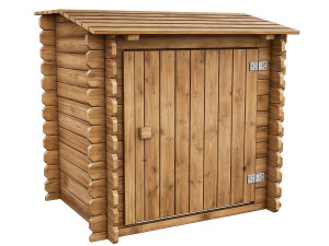 Keny" behandelde houten filterbox voor zwembad - 120 x 95 x 113 cm